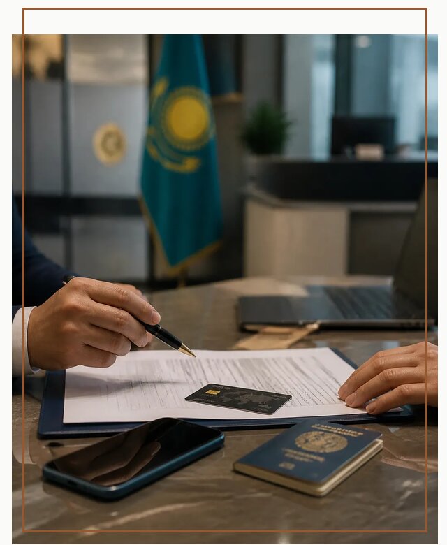 Открытие счета и банковской карты в Казахстане в Алейске